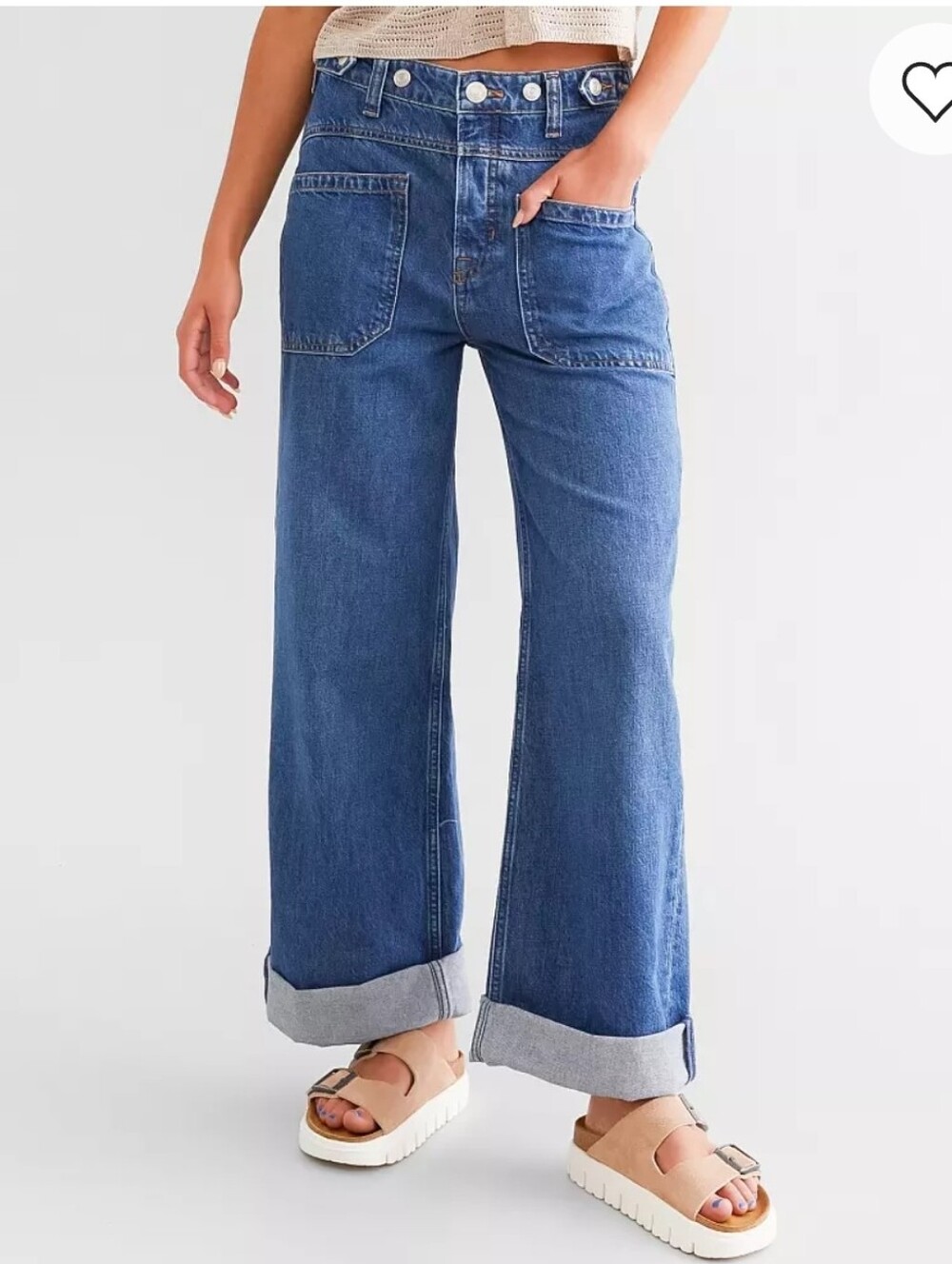 We The Free Palmer Wide Leg Jeans Size 30 - Picture 2 of 15